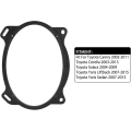 Miniatyrbilde 4 av 5: 6x9 Bakrute Høyttaleradapter Spacer Ringer Passer For Toyota Camry Corolla Yaris Solara (svart) (2 stk)