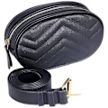 Miniatyrbild 4 av 4: Midjeväska Vattentät PU-Läder Bältesväska Crossbody Bumbag För Fest