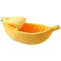 Miniatyrbilde 1 av 3: Kreativ Hule for Hunder i Bananform, Varmt Kattehule, Hundebed, Kattekurv, Hundekurv