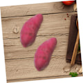 Miniatyrbild 4 av 8: Skummaterial Falsk Sötpotatis Realistisk Simulering för Dekorativ Grönsaksutställning