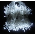 Miniatyrbilde 5 av 5: Utendørs LED-lyslenke med isdropsform, gardin 3x3m, 300 LED, bryllup