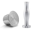 Miniatyrbillede 1 af 3: Genanvendelig Kaffe Kapsel Genopfyldbar Tamper Rustfrit Nespresso