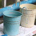 Miniatyrbilde 2 av 3: 2 stk. Metallvegg Hengende Blomsterpotter Planter Med Kroker