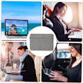 Miniatyrbild 5 av 8: Bärbar Laptopfodral 15,6 tum Laptopväska Dragkedja Skyddande Omslag för Resor