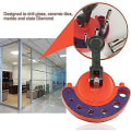 Miniatyrbillede 2 af 5: Flise Glas Hulsav Kernebit Guide Locator Vakuumbase 4-12mm