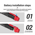 Miniatyrbilde 3 av 3: Oauee 802 Digital Intelligent Berøringsfri Penn Alarm AC Spenningsdetektor Måler Tester Penn Sensor Tester