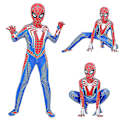 Miniatyrbillede 1 af 5: Ps4 Insomniac Games Børne Drenge Bodystocking Jumpsuit Fancy Up Performance Kostume Zentai Dragt 6-7 Years