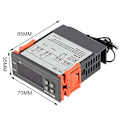 Miniatyrbillede 5 af 5: Digital Temperaturregulator Termostat To Relæudgange
