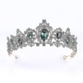 Miniatyrbilde 4 av 5: Bryllupstiara Krone Bryllup Legering Krone Rhinestone Krystall Hårtilbehør