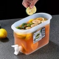 Miniatyrbillede 3 af 5: Vandkande med Hane Kold Vandflaske Citronjuicekande Stor