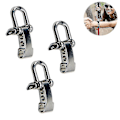 Miniatyrbilde 1 av 3: 3 stk U-formet spenne Utendørs paraply tau armbånd tilbehør justerbar spenne U-formet ståls penne