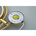 Miniatyrbillede 3 af 4: Led Badeværelsesspejle Guld Messing Forstørrende Badeværelsesspejle