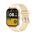 Miniatyrbillede 1 af 5: Sport Trin Tælling Hjertefrekvens Blodtryk Blod Oxygen Søvn Sundhedsovervågning Alarmur Y13 Smart Watch Y13 gold silicone strap