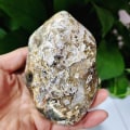 Miniatyrbillede 2 af 5: Natursten Havjade Krystal Agat Mineralprøve
