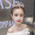 Miniatyrbilde 5 av 5: Jentekrone Bryllupskrone Perle Sommerfugl Tiara Hodebånd Bryllup Hår Smykker Krone Fest Tiaraer