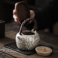 Miniatyrbillede 3 af 4: Forgyldt Sølv Tekande Håndfiltreret Temager Keramik Kung Fu