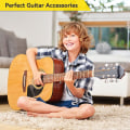 Miniatyrbilde 4 av 4: DIY Blank Buffalobone, Nut String Pillow Bone Uten Spor Guitar Bridge