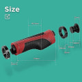 Miniatyrbilde 2 av 4: Sykkelstyre Ergonomiske Integrerte Grep Sklisikre MTB Trekking