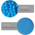 Miniatyrbilde 3 av 5: Mikrofiber Shag Tørrmarkørtavle Visker Shag Vaskbar Tørrmarkørtavle Visker For Kritt, Klasseromslærerutstyr, Hjem Og Kontor (blå) 4stk
