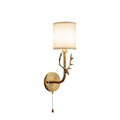 Miniatyrbillede 2 af 5: Væglampe Antik Sconce Soveværelse Gang Nordic Tekstil