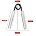 Miniatyrbilde 2 av 5: Justerbar grep av aluminium for trening, metalltreningssenter Black 100 lbs