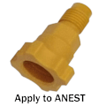 Miniatyrbild 2 av 5: Sprayverktygskontakt PPS-adapter Sprayverktygskoppadapter Passar för Anest Sprayverktyg Engångsmätning-yuhao