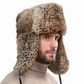 Pikkukuva 1 / 5: Lämmin Trapper-hattu Tekoturkista Talvi Bomber-hatut Lentäjähatut Ushanka-hattu brown