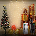 Miniatyrbillede 2 af 5: Stjernelysstreng Julelys 600leds Kobber Vandfald Lys