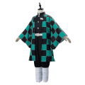 Miniatyrbillede 2 af 5: Voksne Børns Anime Demon Mutsuki No Leaves God Ado Tanjiro Kostume Kimono Kappe Sæt 150