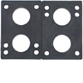 Miniatyrbillede 3 af 5: Skateboard Universal Truck Risers - 1/2\" - 1/4\" - 1/8\" - Sort (10 stk)