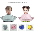 Miniatyrbild 2 av 3: Barnklippningsförkläde Haircut Enfant Shawl Hemklippningsverktyg Rosa, Grå 2-pack