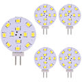 Miniatyrbillede 1 af 5: 5 stk. T10 G4 12 LED'er 3528 2W Majs LED Pære Dæmpbar