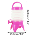 Miniatyrbillede 2 af 4: One Outdoor Family Foldbar Spand Teleskopisk Bilopbevarings Spand Med Hane