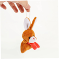 Miniatyrbillede 3 af 8: Håndlavet Kanin Plyslegetøj Bunny Plys Hængende Ornament DIY Nøglering Vedhæng til Påske Juledekoration
