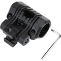 Miniatyrbilde 5 av 5: Torch Clip Montering Plast Rask Utgivelse Lommelykt Holder Clip Montering Kit (svart) (1 stk)