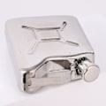 Miniatyrbillede 2 af 2: Luksuriøs Lille Udendørs Hip Flask Kunst Bærbar Metal Hjem Whisky Hip Flask Bordtilbehør