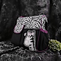 Miniatyrbillede 1 af 5: Zebra Giraf Bleiepose Mamma Håndtaske Barnevognspose