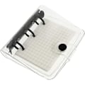 Miniatyrbillede 1 af 5: 1 Sæt Mini Memo Pads Notesbog Håndbog Med Rutepapir Indvendigt Transparent Omslag