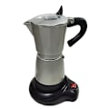 Miniatyrbillede 3 af 5: Elektrisk Kaffemager Aluminium Kaffe Kander Moka Pot Filter