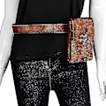 Miniatyrbild 2 av 4: Steampunk Crossbody Axelväska Messenger Gotisk Midjeväska Kedja Drop Ben Hip Holster Bälte