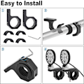 Miniatyrbild 4 av 5: Ersättningskran för handfat, Pop Up Click Clack-plugg, Bultfjäder, Homeyellow, 2-pack