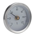 Miniatyrbild 2 av 5: 63mm Bimetallisk Temperaturfjädertermometer Rör Yta Ip55 Vattentät Dammtät
