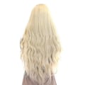 Pikkukuva 4 / 5: 70 cm Platinaa Blondi Curly Wavy Lämpökestävä Hiusperuukki