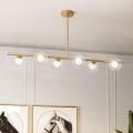 Miniatyrbillede 4 af 5: 98cm Line Design Chandelier Metal Ø Moderne