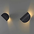 Miniatyrbilde 4 av 4: Moderne Minimalistisk Vegglampe Ved Sengen Oransje