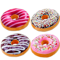 Miniatyrbilde 1 av 5: 3D Kreativ Plussj Donut Matvare Fylt Pute Sofa Stol Rygg Bilputer Matte Søt Simulering Pute Myk Nytt Deksel Leke