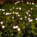 Miniatyrbillede 4 af 5: 5 Pak Solcelled Firefly Lys Udendørs Vandafvisende Havelys