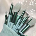 Miniatyrbillede 4 af 5: 13 stk. Professionelle Makeupbørster Bløde Fluffy Skønhedsværktøj