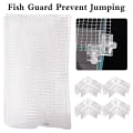 Miniatyrbilde 1 av 5: Akvarium Topp Klar Mesh Skjerm Netting Utbytte Del Fisk Tank Deksel Forsyning