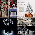 Miniatyrbilde 5 av 5: LED-lysstreng Utendørs Julelys 20m 200 LEDer Fjernkontroll